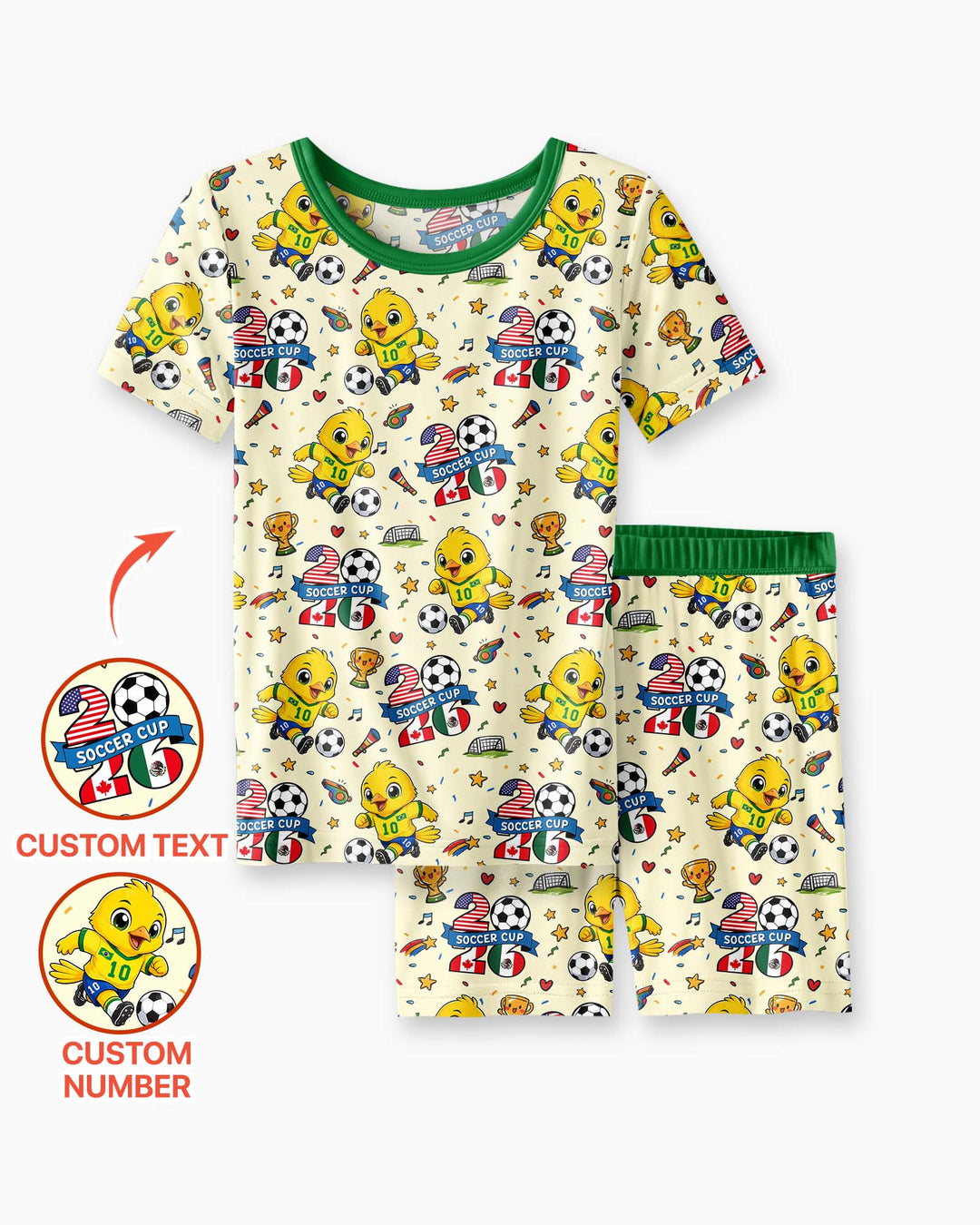 Conjunto de Pijama de Dos Piezas de Bambú con Mangas Cortas y Pantalones Cortos
