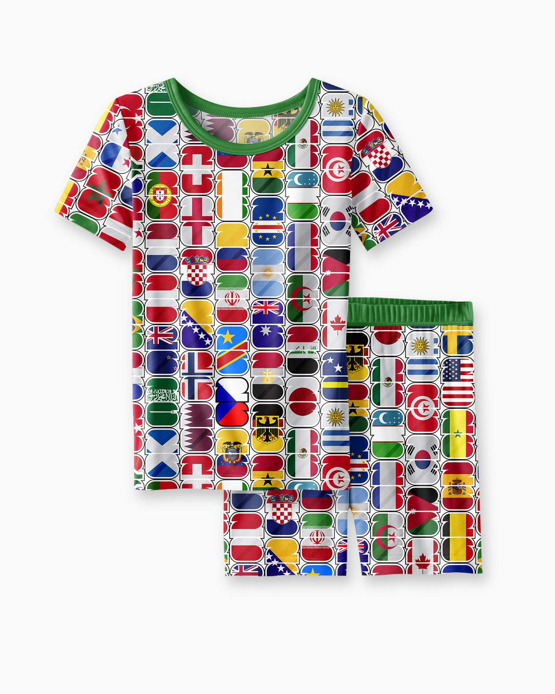 We Are 26 Family Matching Bamboo Two Piece Short Sleeve Shorts Pajama Set
