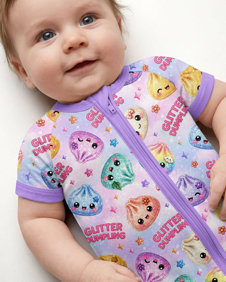 Glitter Dumpling Bamboo Shorty Zippy