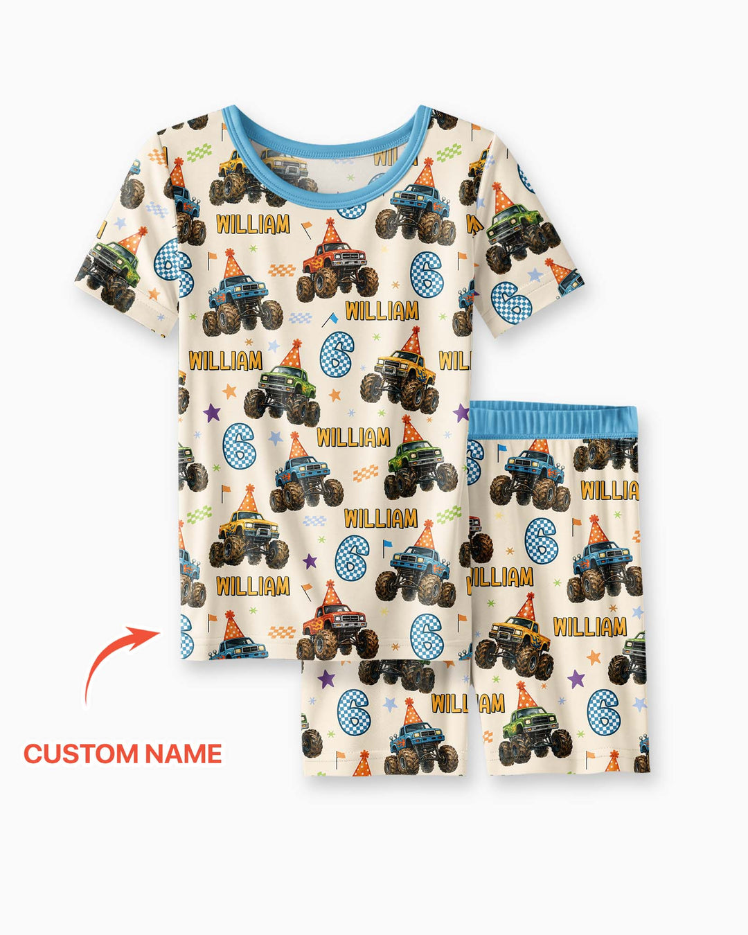 Conjunto de Pijama de Dos Piezas de Bambú con Mangas Cortas y Pantalones Cortos