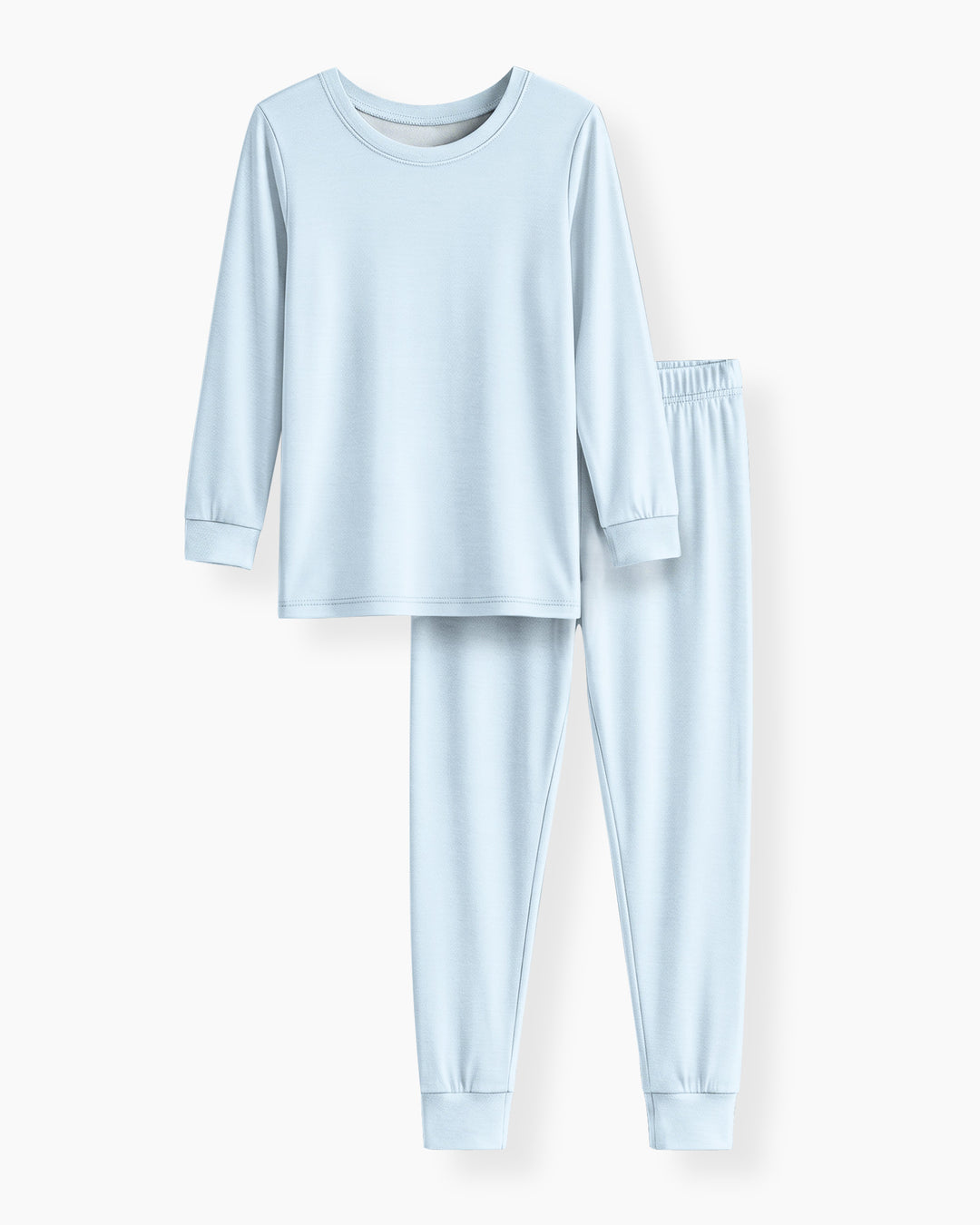 Ice Blue Bamboo Two Piece Pajama Set