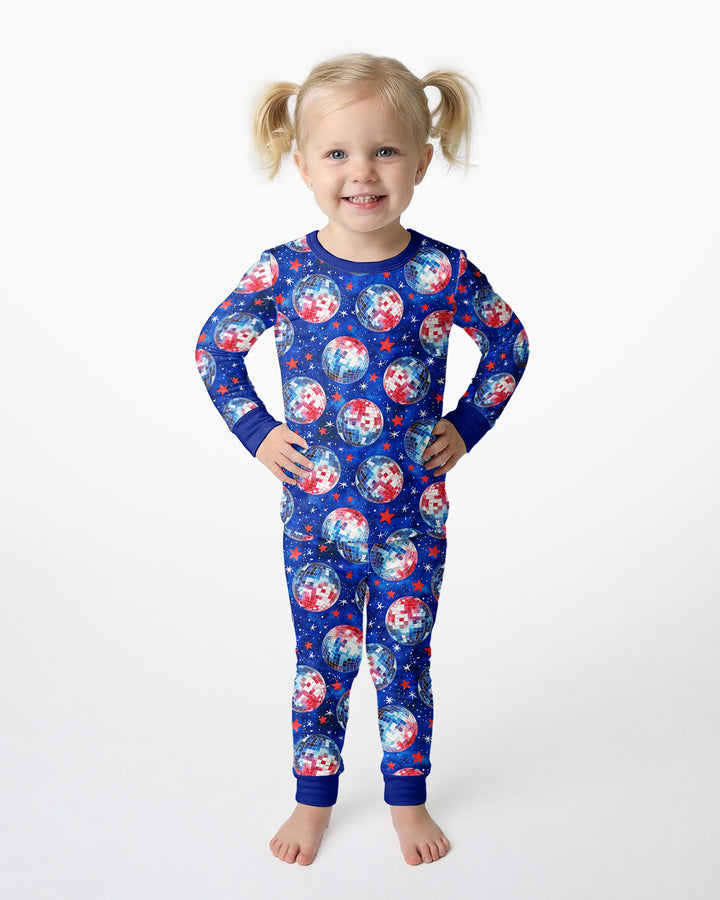 Conjunto de pijama de dos piezas de bambú de manga larga