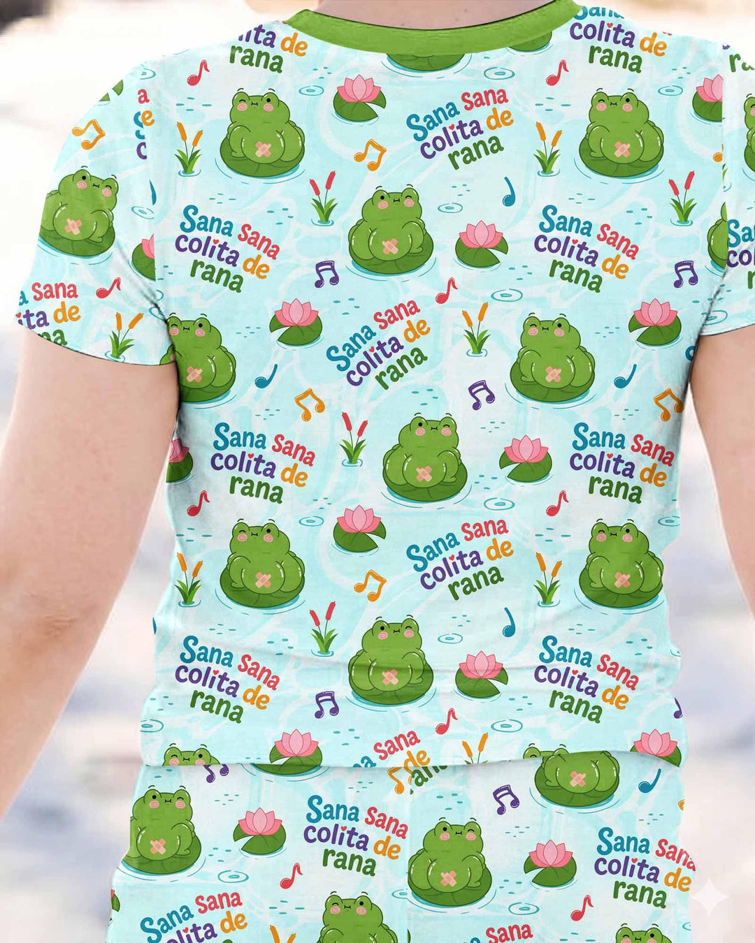 Sana Sana Colita De Rana Bamboo Two Piece Short Sleeve Pajama Set