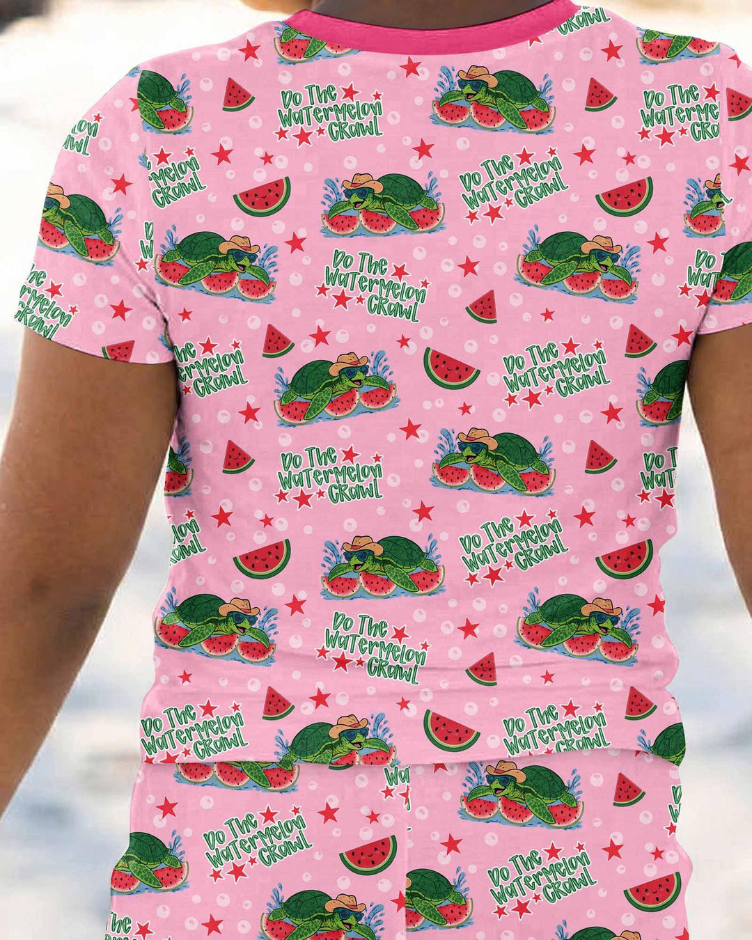 Zweiteiliges, kurzärmliges Pyjama-Set mit Marienkäfern