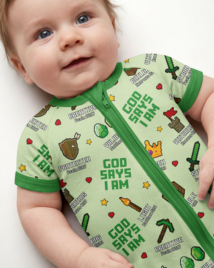 Christian Gamer Bamboo Shorty Zippy