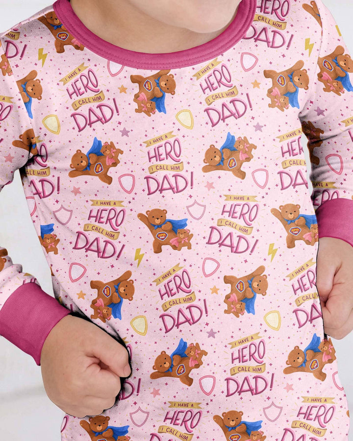 Conjunto de pijama de dos piezas de bambú de manga larga