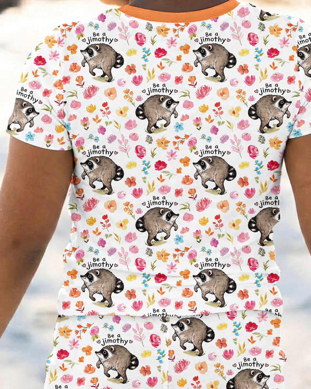 Be A Jimothy Family Matching Bamboo Two Piece Short Sleeve Shorts Pajama Set