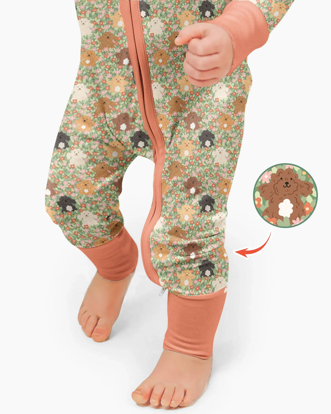 Puppy Garden Family Matching Bamboo Convertible Zippy