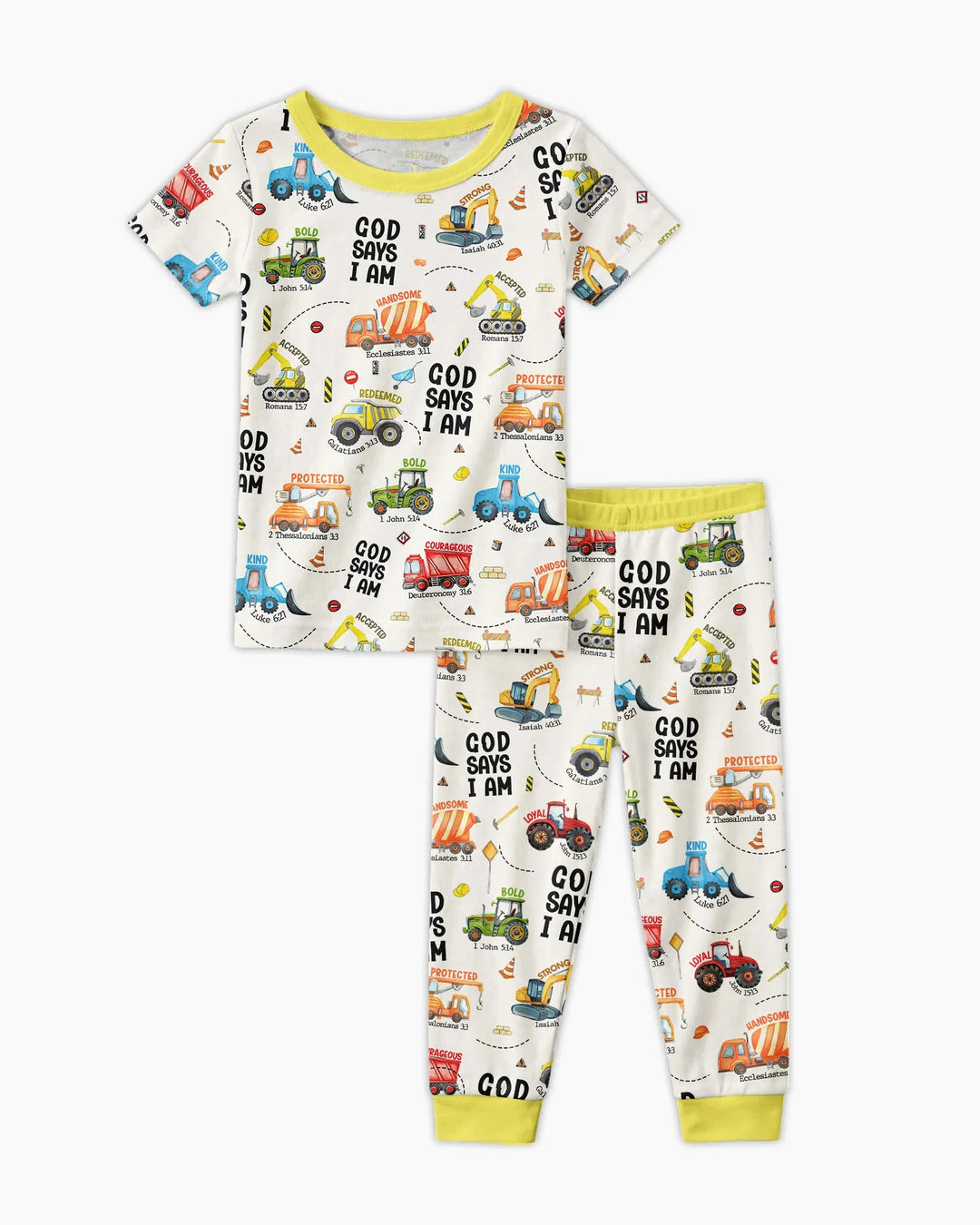 Zweiteiliges, kurzärmliges Pyjama-Set mit Marienkäfern