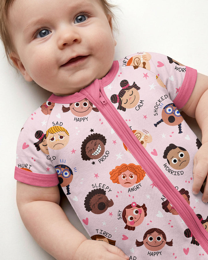 Gerippte Babykleidung mit individuellem Foto - Weich &amp; Skizzenhaft