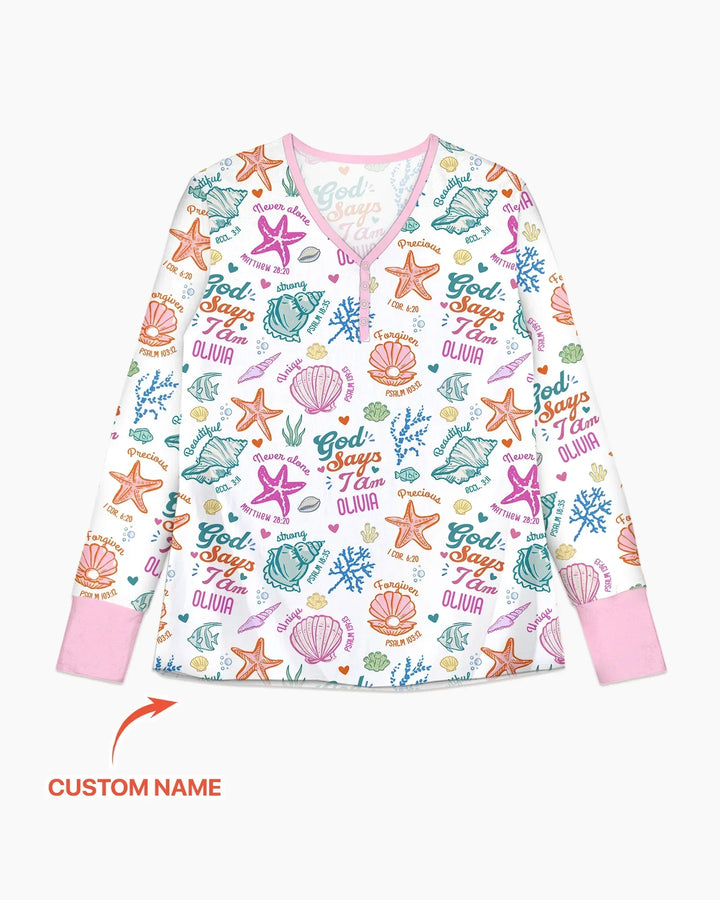 Plantilla de conjunto de pijama de mujer de bambú