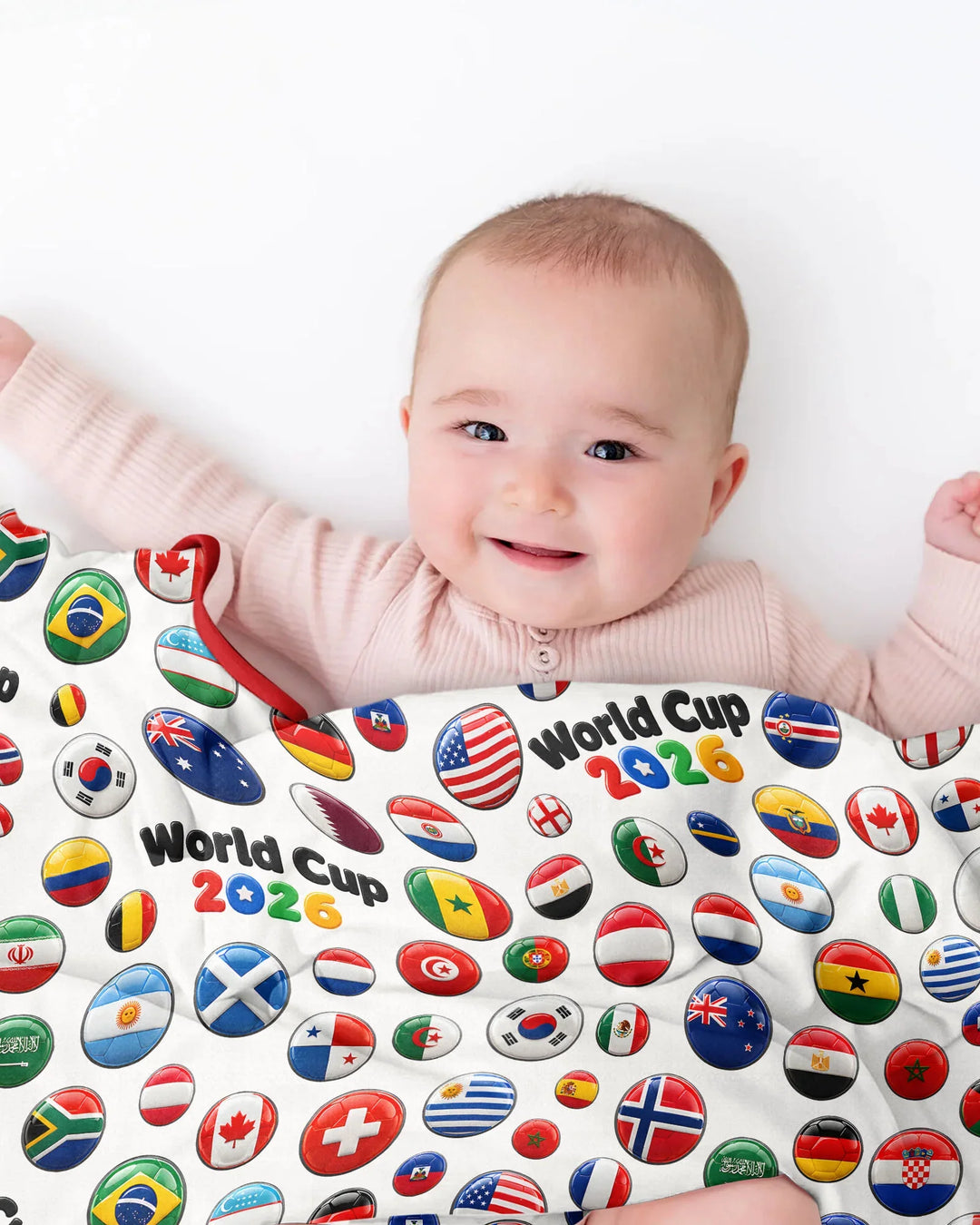 Soccer Cup All Country Balls Bamboo Blanket
