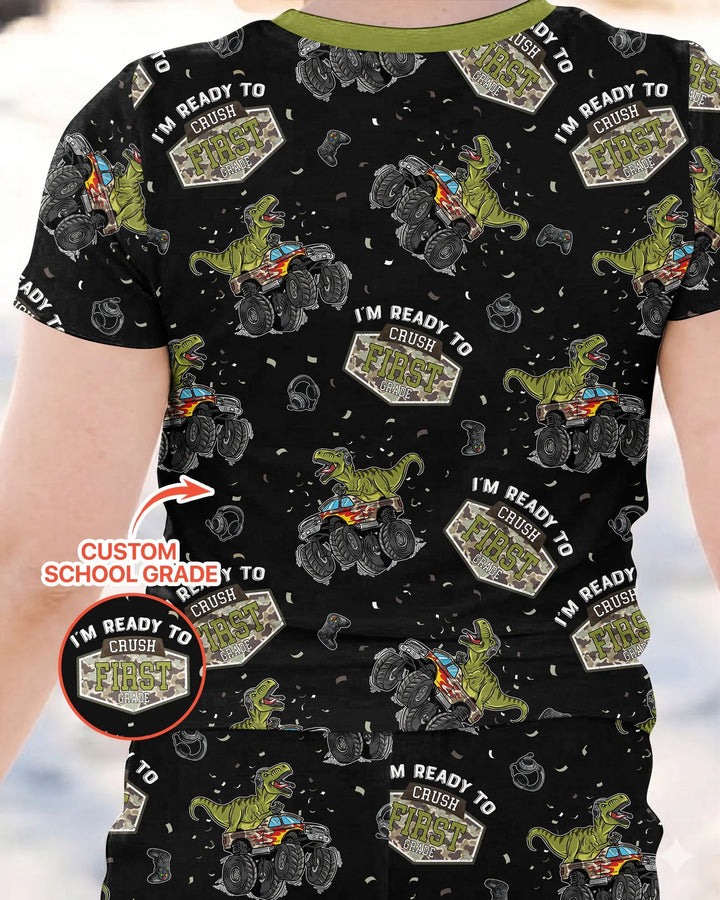 Zweiteiliges, kurzärmliges Pyjama-Set mit Marienkäfern