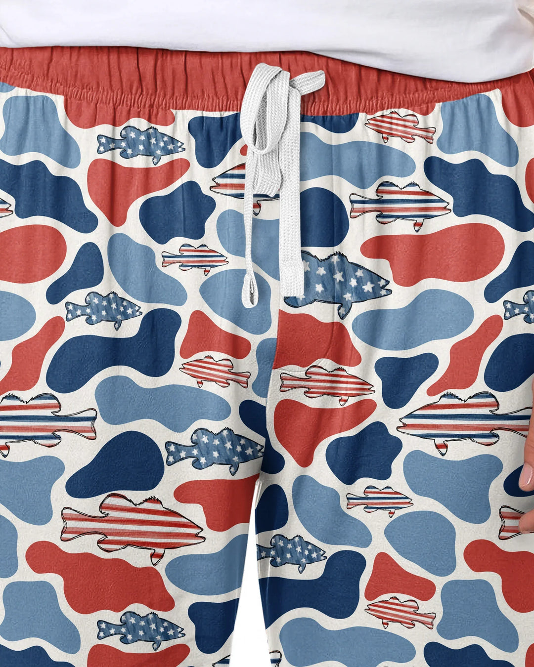Pijama de bambú a juego Reel America papá e hijo para hombre