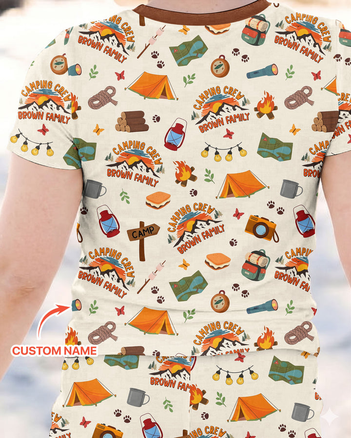 Zweiteiliges, kurzärmliges Pyjama-Set mit Marienkäfern
