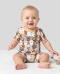 Grabby Paws Bamboo Two Piece Short Sleeve Shorts Pajama Set