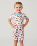 The Future is Inclusive Bamboo Two Piece Short Sleeve Shorts Pajama Set