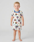 World Soccer North America 2026 Family Matching Bamboo Two Piece Short Sleeve Shorts Pajama Set