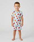Sweet Sacred Moments Family Matching Bamboo Two Piece Short Sleeve Shorts Pajama Set