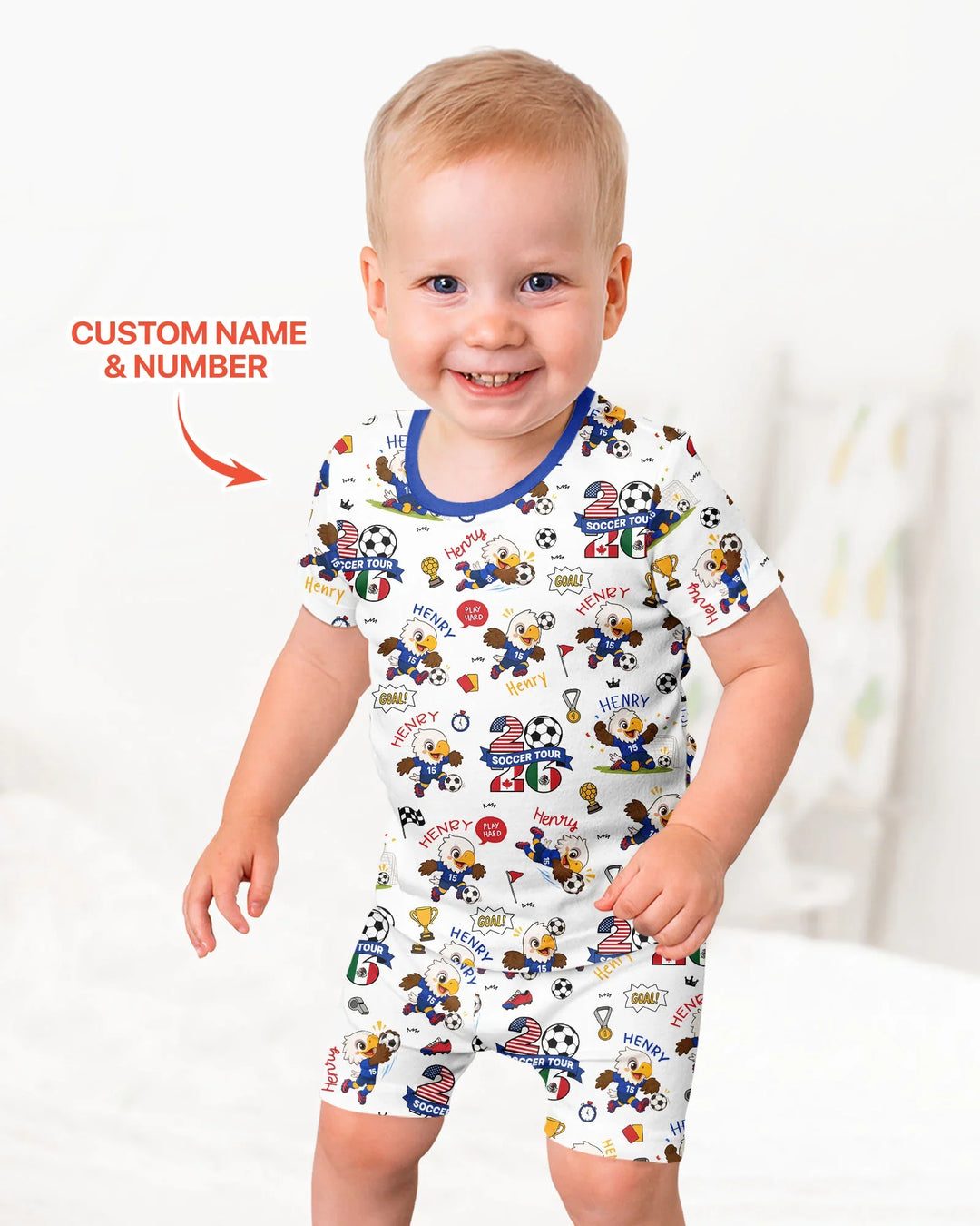 Schlafanzug-Set zweiteilig, kurze Ärmel, kurze Hose, Bambus