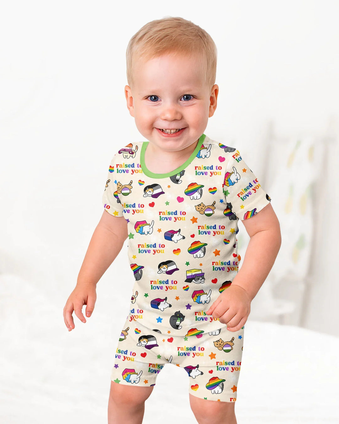 Conjunto de Pijama de Dos Piezas de Bambú con Mangas Cortas y Pantalones Cortos