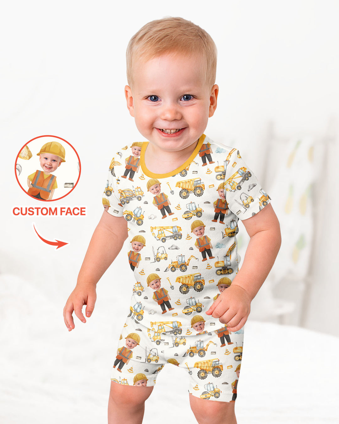 Schlafanzug-Set zweiteilig, kurze Ärmel, kurze Hose, Bambus