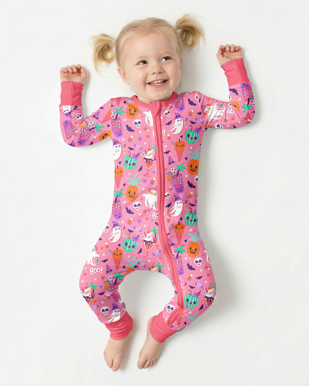 Summerween Doodles Bamboo Convertible Zippy