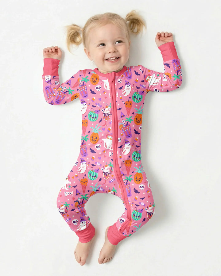 Summerween Doodles Bamboo Convertible Zippy