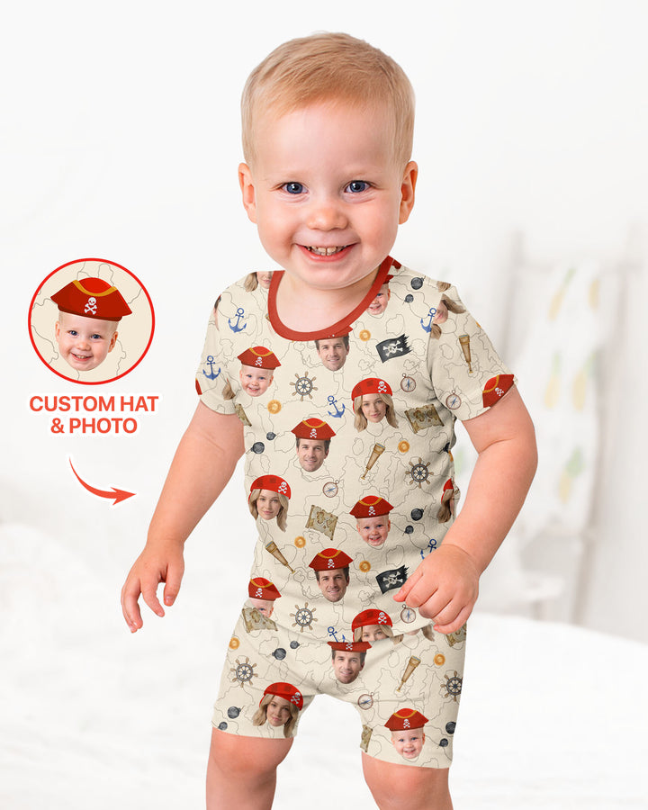 Schlafanzug-Set zweiteilig, kurze Ärmel, kurze Hose, Bambus