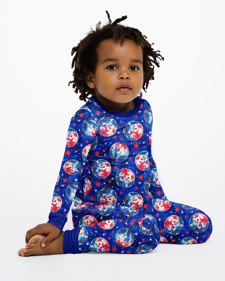 Conjunto de pijama de dos piezas de bambú de manga larga