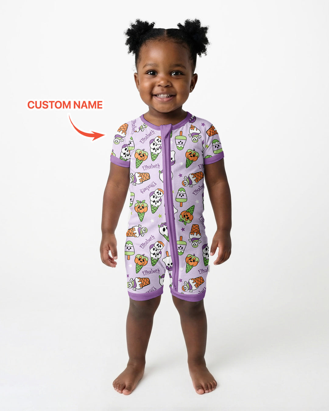 Summerween Ice cream Bamboo Shorty Zippy