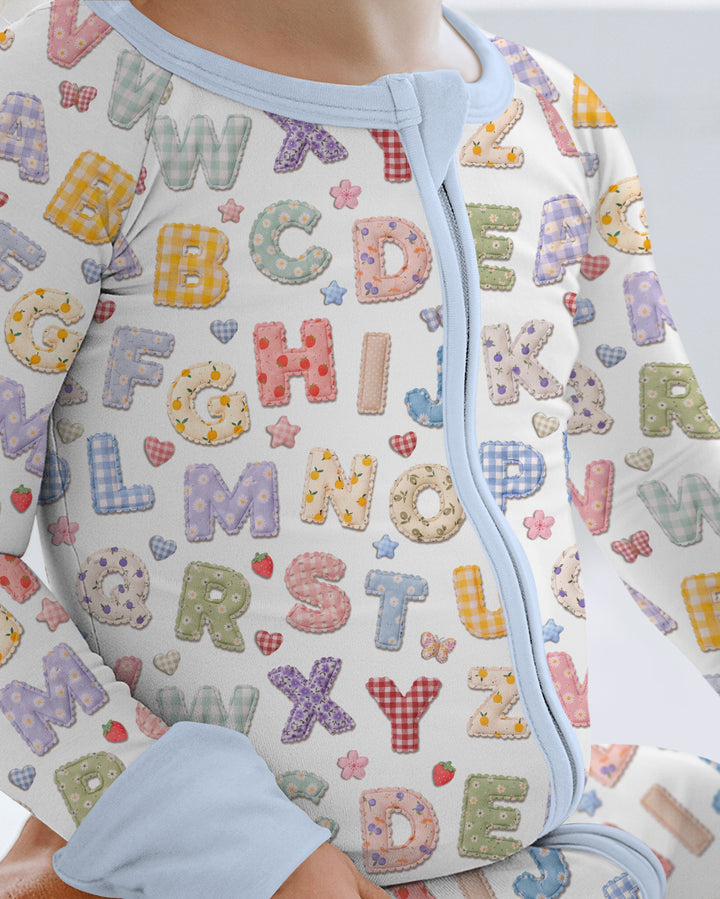 Fabric Alphabet Letters Bamboo Convertible Zippy