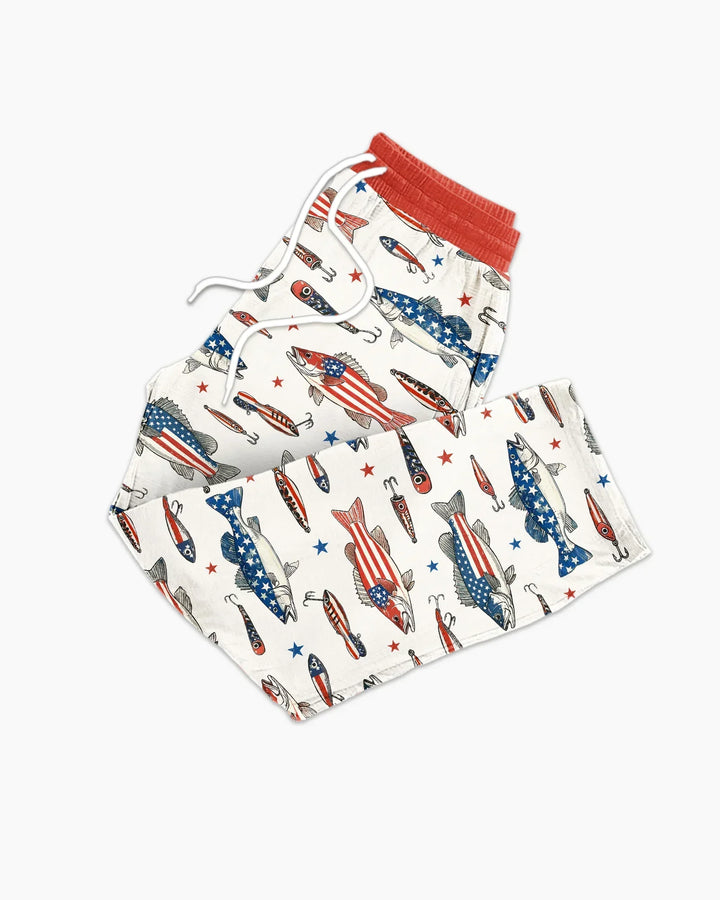 Hooked On Freedom Bamboo Men's Pajama Set