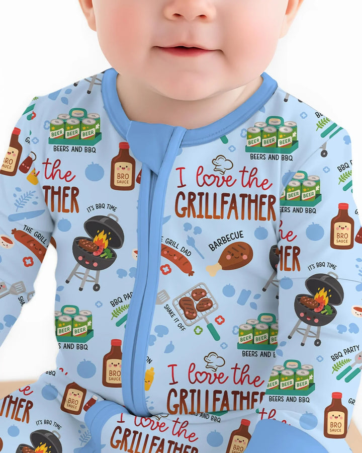Gerippte Babykleidung mit individuellem Foto - Weich &amp; Skizzenhaft