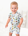 Dreaming of The Cup Bamboo Two Piece Short Sleeve Shorts Pajama Set