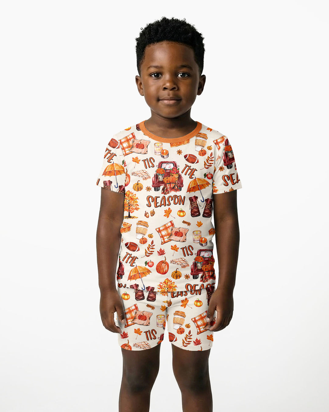 Conjunto de Pijama de Dos Piezas de Bambú con Mangas Cortas y Pantalones Cortos