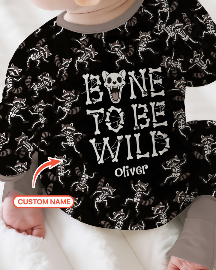Funny Halloween Racoon Bamboo Convertible Zippy