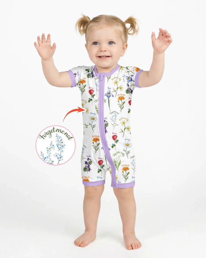 Marian Garden Bamboo Shorty Zippy