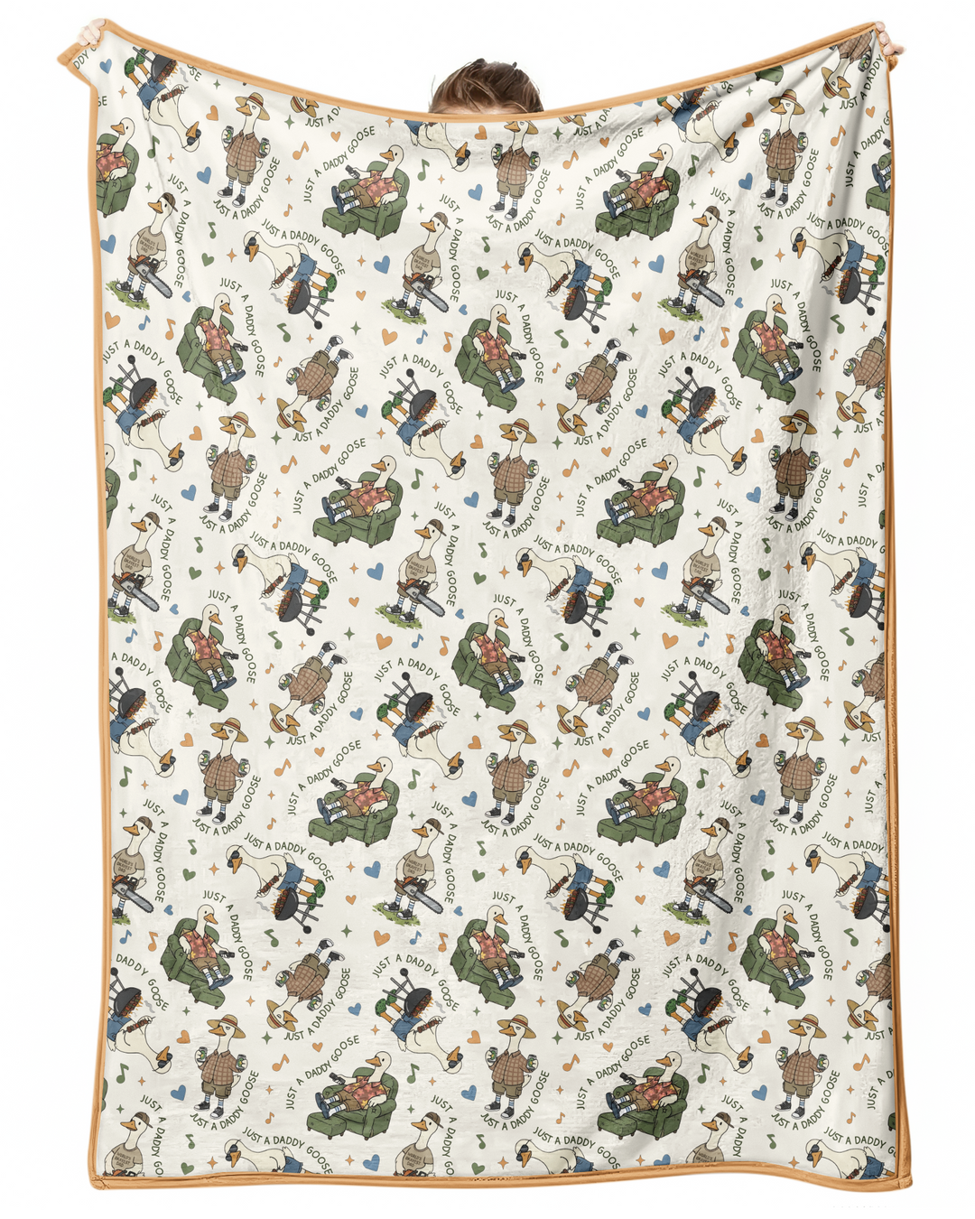 Just A Daddy Goose Family Matching Bamboo Blanket