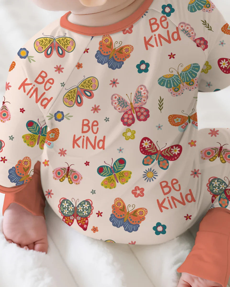 Gerippte Babykleidung mit individuellem Foto - Weich &amp; Skizzenhaft