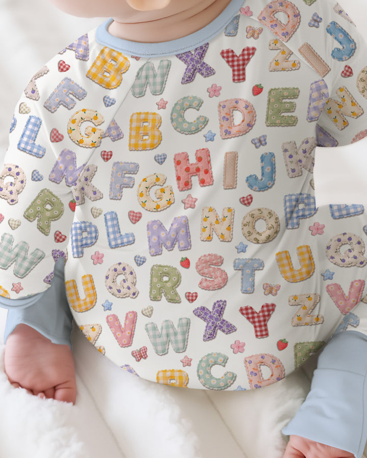 Fabric Alphabet Letters Bamboo Convertible Zippy