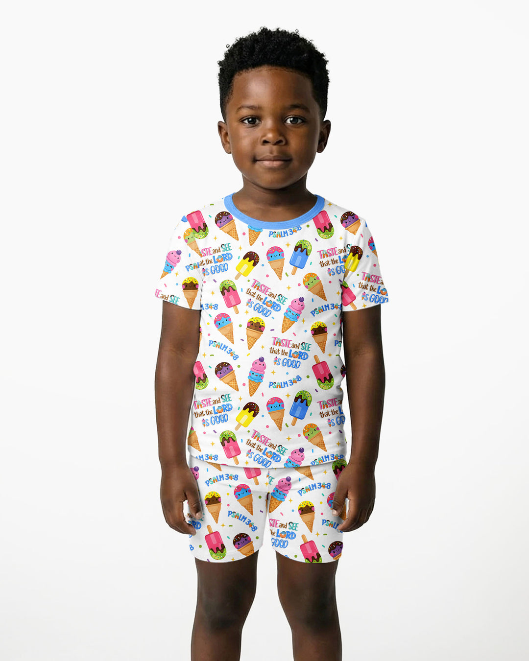 Conjunto de Pijama de Dos Piezas de Bambú con Mangas Cortas y Pantalones Cortos