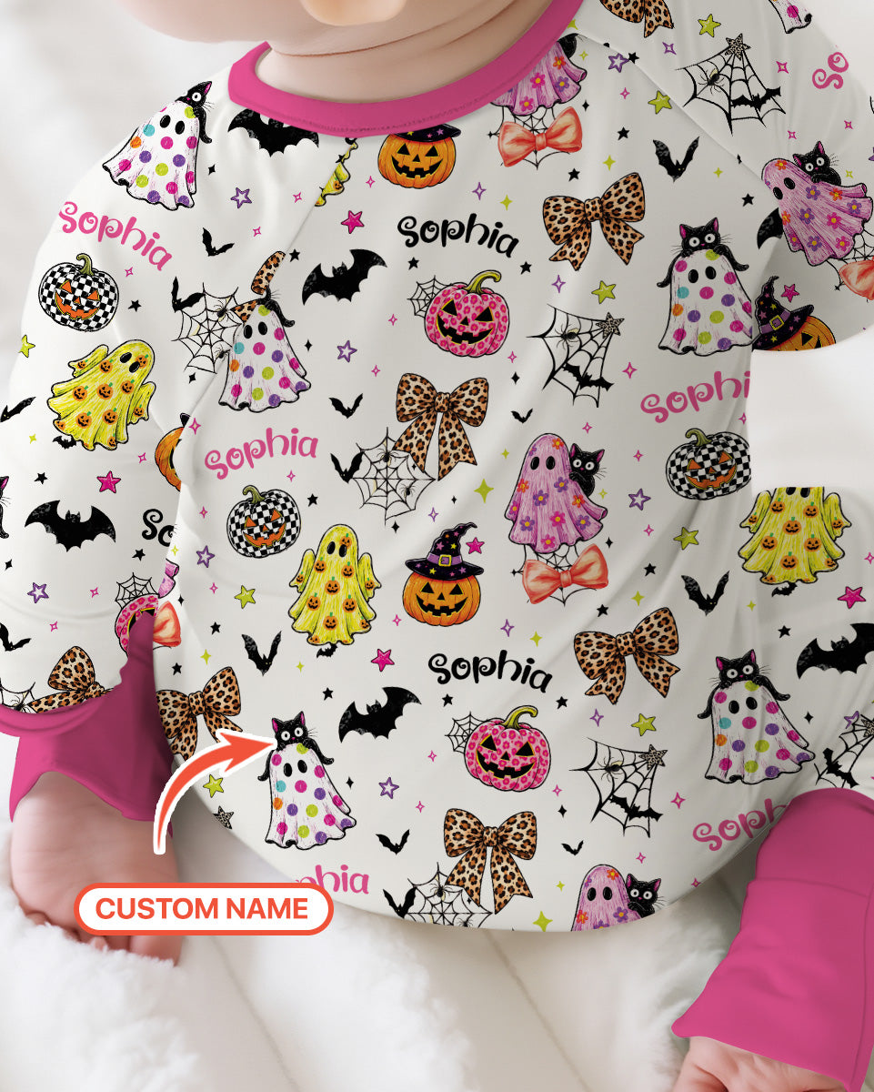 Custom Name Coquette Summerween Bamboo Convertible Zippy