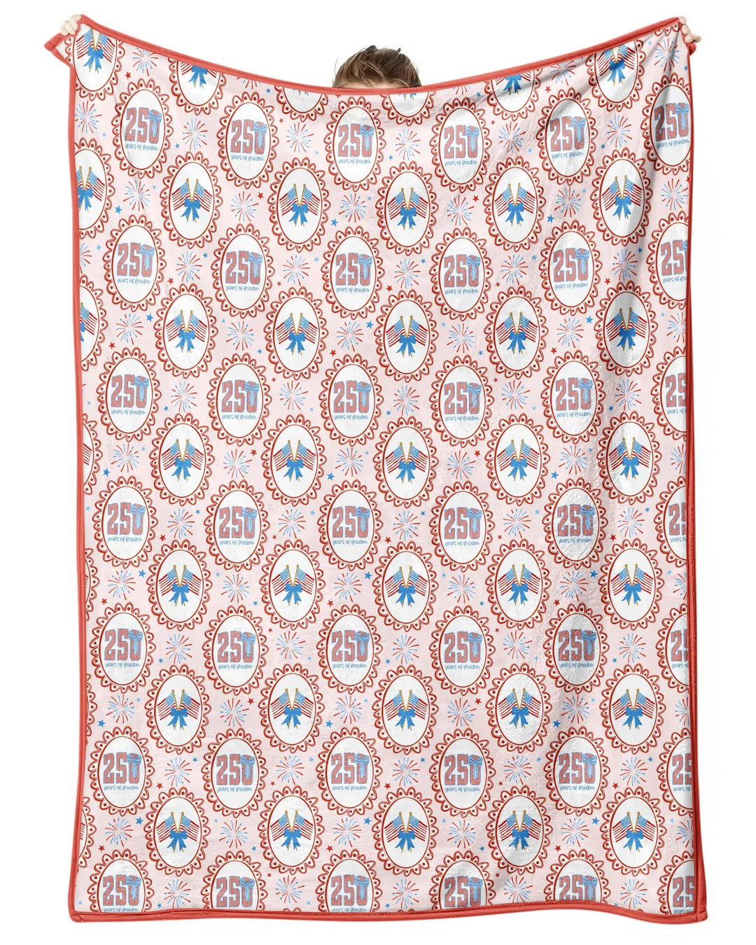 Patriotic CoquetteBamboo Blanket