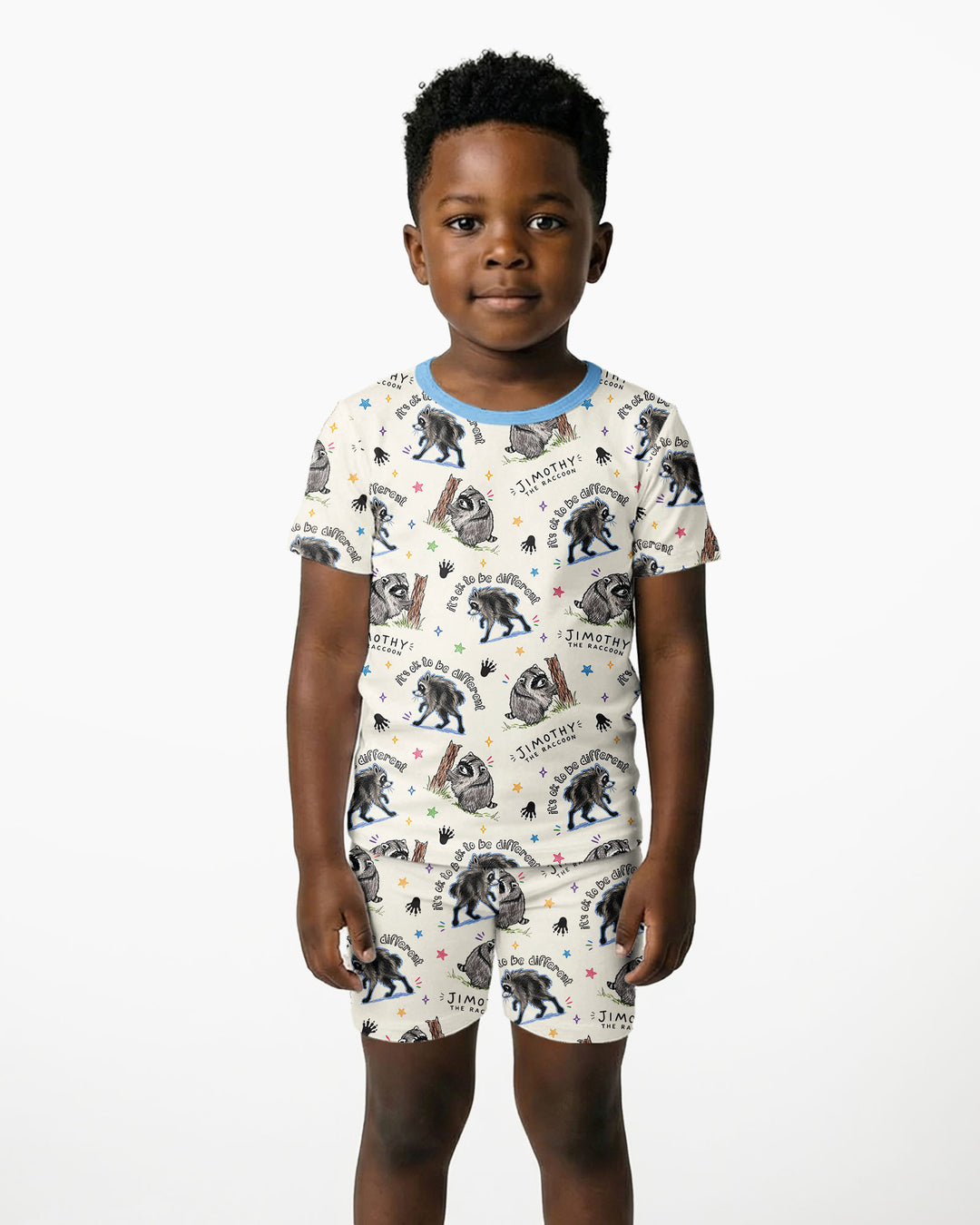 It's Okay to be Jimothy Bamboo Two Piece Short Sleeve Shorts Pajama Set