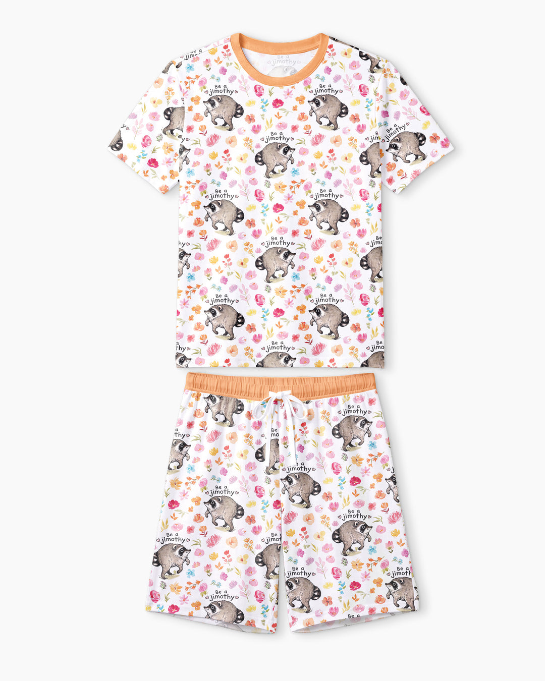 Be A Jimothy Family Matching Bamboo Men Short Sleeve Short Pajama Set
