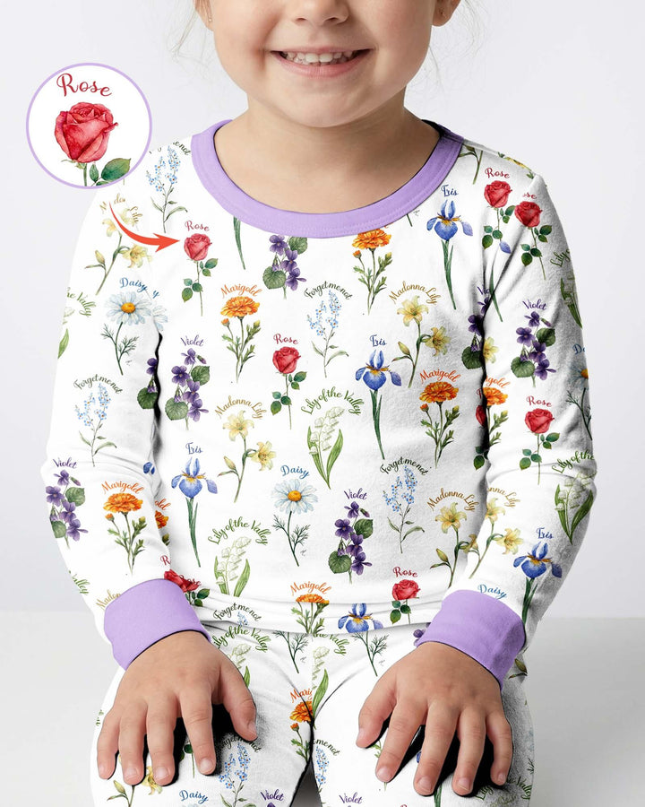 Conjunto de pijama de dos piezas de bambú de manga larga