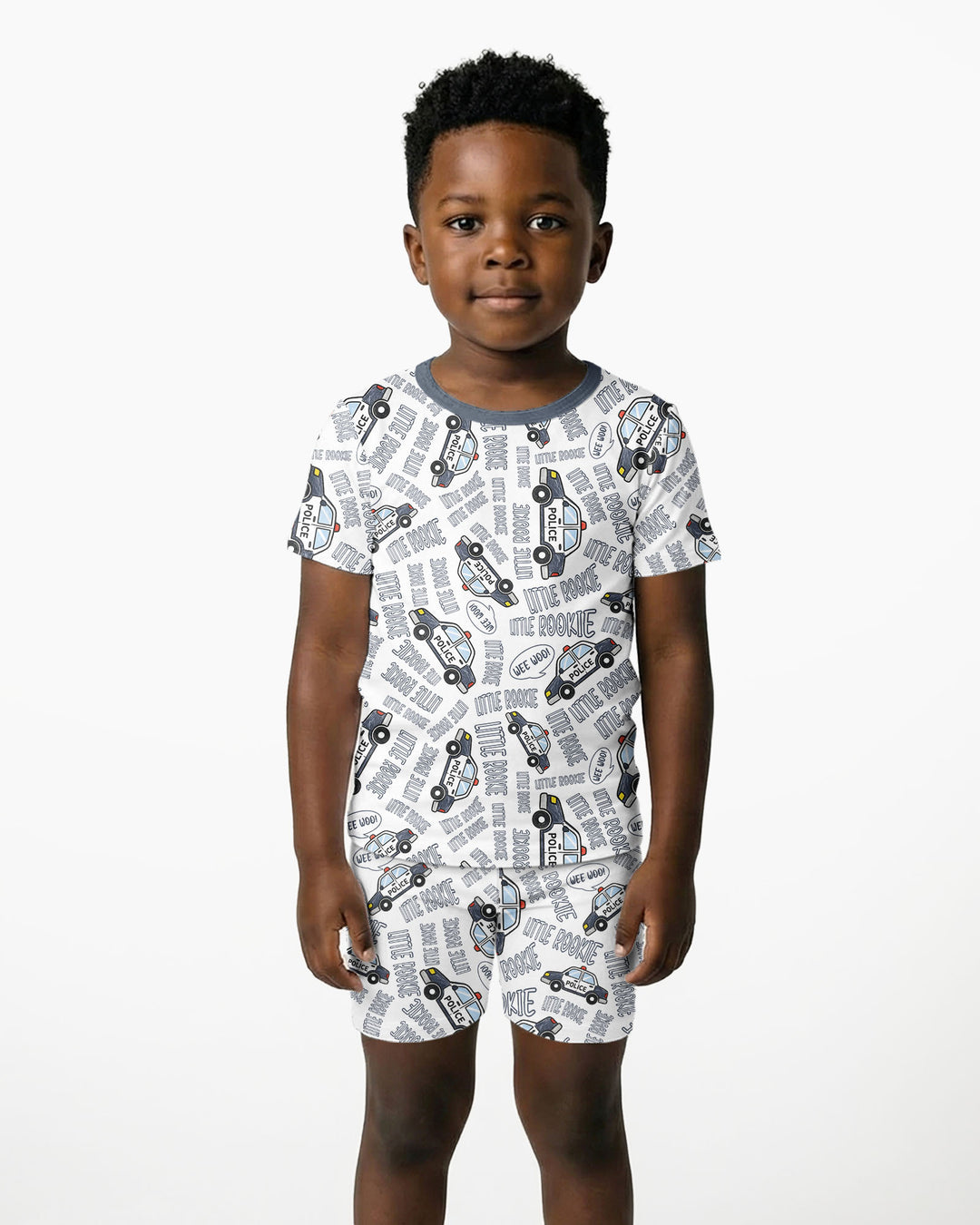 Little Rookie Bamboo Two Piece Short Sleeve Shorts Pajama Set