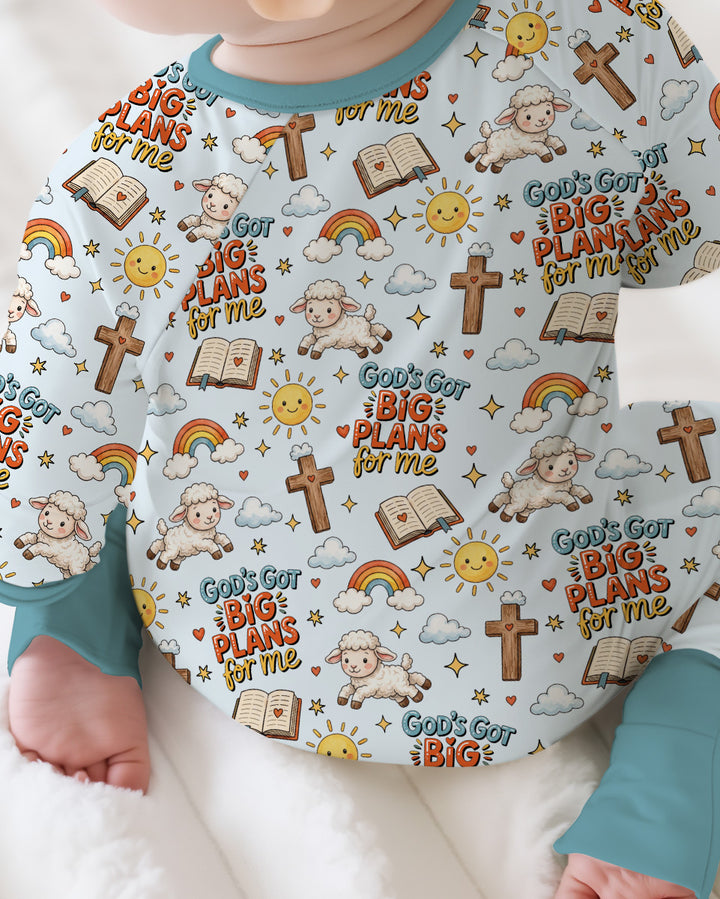 Gerippte Babykleidung mit individuellem Foto - Weich &amp; Skizzenhaft
