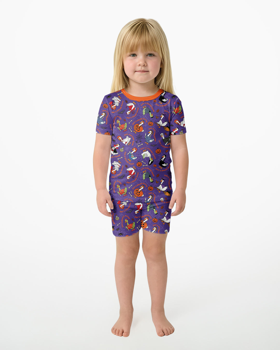 Schlafanzug-Set zweiteilig, kurze Ärmel, kurze Hose, Bambus